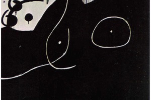 Femme devant l'étoile filante